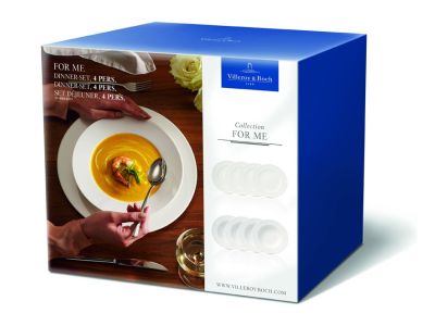 Set cina 4 persoane Villeroy & Boch For Me Sets 8 piese