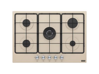 Plita gaz incorporabila Franke Smart 750 FHSM 755 4G DC OA E cu 5 arzatoare, 75cm, Avena