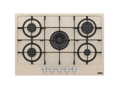 Plita gaz incorporabila Franke Maris 750 FHMA 755 4G DC OA C cu 5 arzatoare, 75cm, gratare fonta, Avena