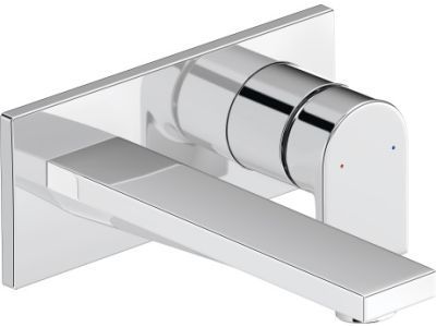 Baterie lavoar Duravit Tulum by Starck de perete, 171mm, necesita corp ingropat, crom