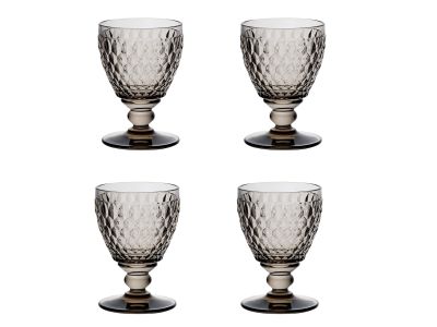 Set 4 pahare vin alb Villeroy & Boch Boston Coloured fumuriu, 120mm, 0.23 litri