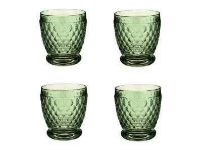 Set 4 pahare Villeroy & Boch Boston Coloured Tumbler verde, 100mm, 0.33 litri