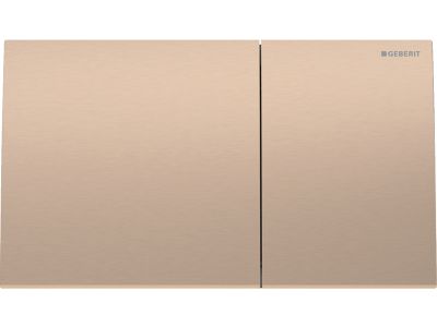 Clapeta actionare Geberit Sigma70, otel, rosu auriu
