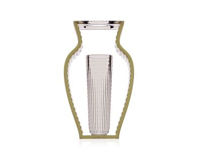 Vaza Kartell I Shine design Eugeni Quitllet, 20x33cm, verde transparent