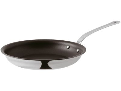 Tigaie Paderno seria 12200, 26cm, h4.5cm, suprafata antiaderenta, inductie, inox