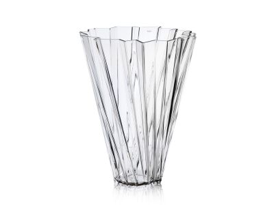 Vaza Kartell Shanghai design Mario Bellini, h44cm, transparent
