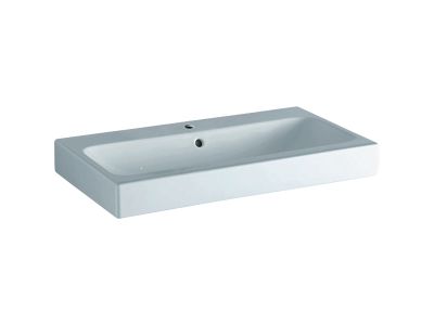 Lavoar Geberit iCon 75x48.5cm, montare pe blat, alb