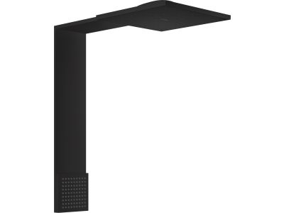 Sistem de dus Axor ShowerComposition 250/250 cu 2 jeturi, montaj pe perete, necesita corp incastrat, negru mat