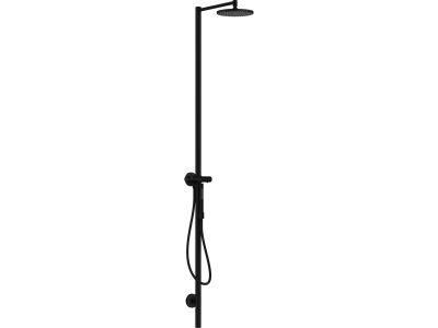 Coloana de dus Axor Starck 240 1jet cu baterie termostatata, necesita corp incastrat, negru mat