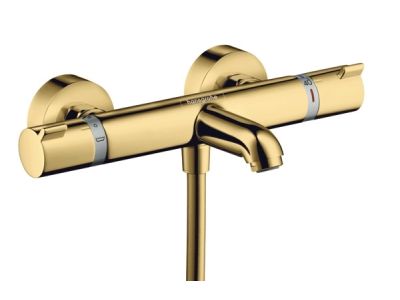 Baterie cada termostatata Hansgrohe Ecostat Comfort, gold optic lustruit