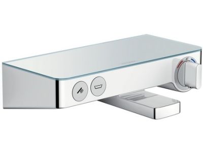 Baterie cada termostatata Hansgrohe Tablet Select 300, crom-alb