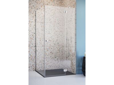 Cabina de dus dreptunghiulara Radaway Torrenta KDJ 90x80cm, orientare dreapta, profile crom
