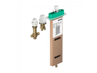 Corp incastrat Hansgrohe sBox Basic Set pentru baterie din 3 elemente
