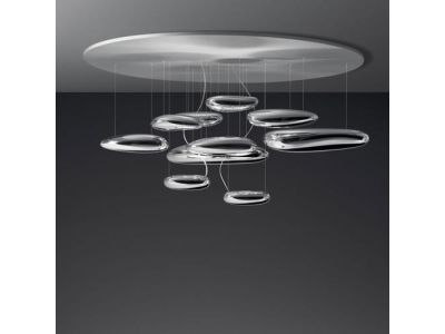 Plafoniera Artemide Mercury design Ross Lovegrove, LED 29W, Inox