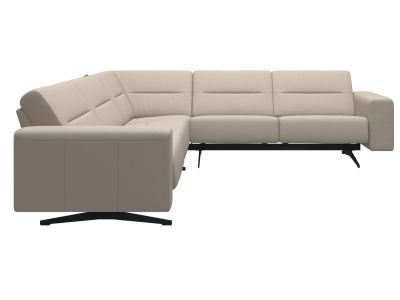 Canapea de colt Stressless Stella C2, picioare negru mat, tapiterie piele Paloma Fog