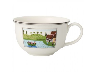 Ceasca pentru cafea Villeroy & Boch Charm & Breakfast Design Naif White Cofee XL 0.50 litri
