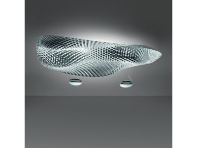 Plafoniera Artemide Cosmic Angel design Ross Lovegrove, transparent