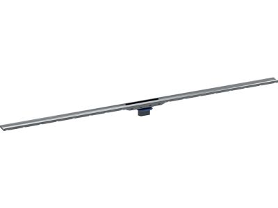 Capac rigola de pardoseala Geberit CleanLine80 lungime 30-90 cm, finisaj crom negru lustruit