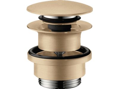 Ventil lavoar Hansgrohe Push-Open DN32, bronz periat
