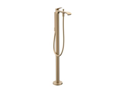 Baterie cada cu montaj pe pardoseala Hansgrohe Vivenis, necesita corp ingropat, bronz periat
