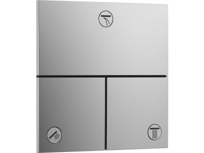 Divertor Hansgrohe ShowerSelect Comfort E cu 3 functii cu montaj incastrat, necesita corp ingropat, crom