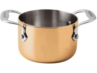 Oala Paderno seria 15600 mini, 10cm, h6.5cm, inox - cupru