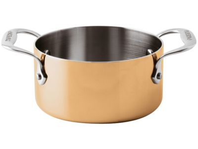 Oala Paderno seria 15600 mini, 12cm, h6cm, inox - cupru