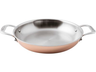 Tigaie cu doua manere Paderno seria 15600, 32cm, h6cm, inductie, inox - cupru