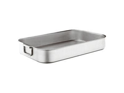 Tava cu 2 manere Paderno seria 6100 40x26x7.5cm, aluminiu
