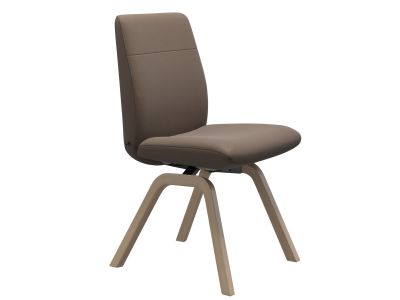 Scaun Stressless Chilli v2 Low D200 L, Balance&Glide, cadru natural, tapiterie piele Batick Mole