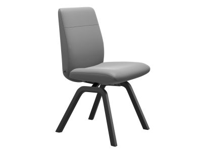 Scaun Stressless Chilli v2 Low D200 L, Balance&Glide, cadru negru, tapiterie piele Batick Wild Dove
