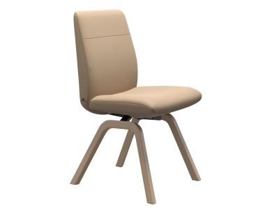Scaun Stressless Chilli v2 Low D200 L, Balance&Glide, cadru natural, tapiterie piele Paloma Beige