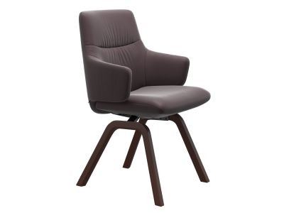 Scaun Stressless Mint v2 Low D200 L, Balance&Glide, cadru walnut, tapiterie piele Paloma Bordeaux