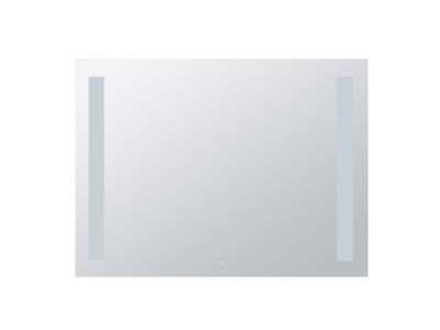 Oglinda Bemeta cu iluminare LED pe laterale, 80x60cm, senzor touch