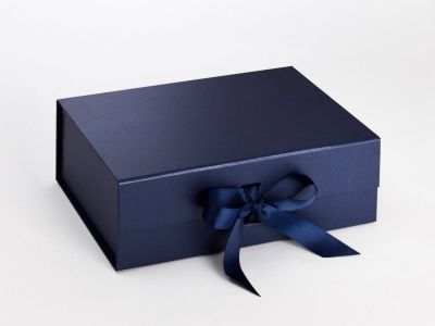 Cutie cadou Folda A4 Deep, inchidere magnetica si fundita, Navy Blue