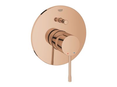 Baterie cada - dus Grohe Essence New, montaj incastrat, necesita corp ingropat, warm sunset