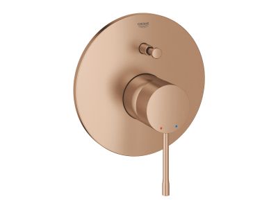 Baterie cada - dus Grohe Essence New, montaj incastrat, necesita corp ingropat, brushed warm sunset