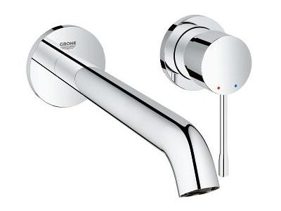 Baterie lavoar Grohe Essence New L din 2 elemente, de perete, montaj incastrat, necesita corp ingropat