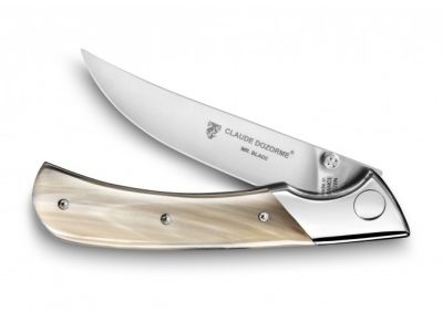 Cutit pliabil de buzunar Claude Dozorme Liner EOK , maner corn, lama inox