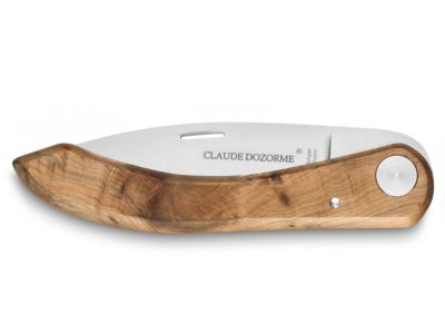 Cutit pliabil de buzunar Claude Dozorme Capucin , lama inox, maner din lemn ienupar