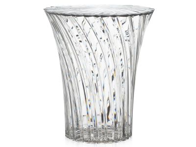 Masuta Kartell Sparkle design Tokujin Yoshioka, diametru 38cm, transparent