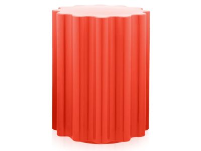 Masuta Kartell Colonna design Ettore Sottsass, 34.5cm, h 46cm, rosu