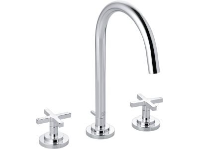 Baterie lavoar Kludi Nova Fonte Classic din 3 elemente, crom