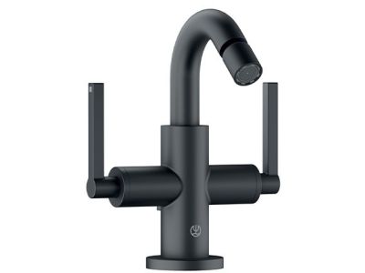 Baterie bideu Kludi Nova Fonte Puristic, negru mat