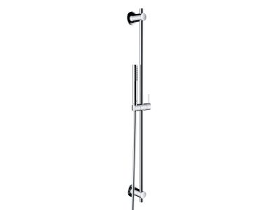 Set de dus Kludi Nova Fonte Deco, para cu 1 jet, furtun de 1600mm si bara 900mm, crom