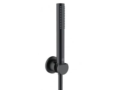 Set de dus Kludi Nova Fonte Puristic 1S, negru mat