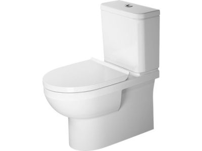Vas wc Duravit No.1 Rimless, pentru rezervor asezat, 365x650mm, alb