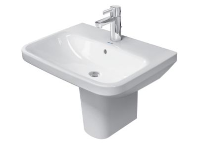Set lavoar Duravit Durastyle 60cm si semipicior alb