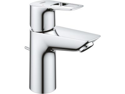 Baterie lavoar Grohe BauLoop S, ventil pop-up, 5.7 l/min, crom