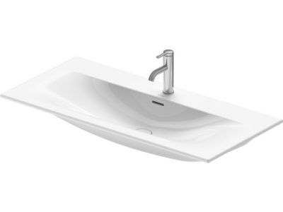 Lavoar Duravit Viu 103x49cm, montare pe mobilier, WonderGliss, alb
